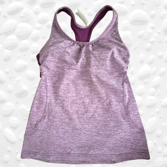 lululemon Purple Workout Top with Attached Skirt – Size S/XS - Picture 2 of 4